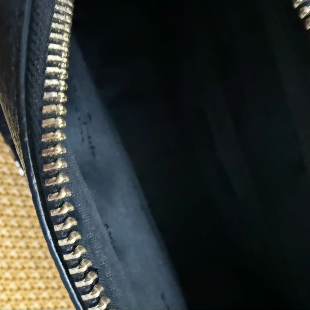 Kate Spade Black Crossbody Bag with Striped Strap - Picture 11 of 12